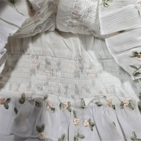 MAJORELLE Emerson Top in White Field - Picture 7 of 11